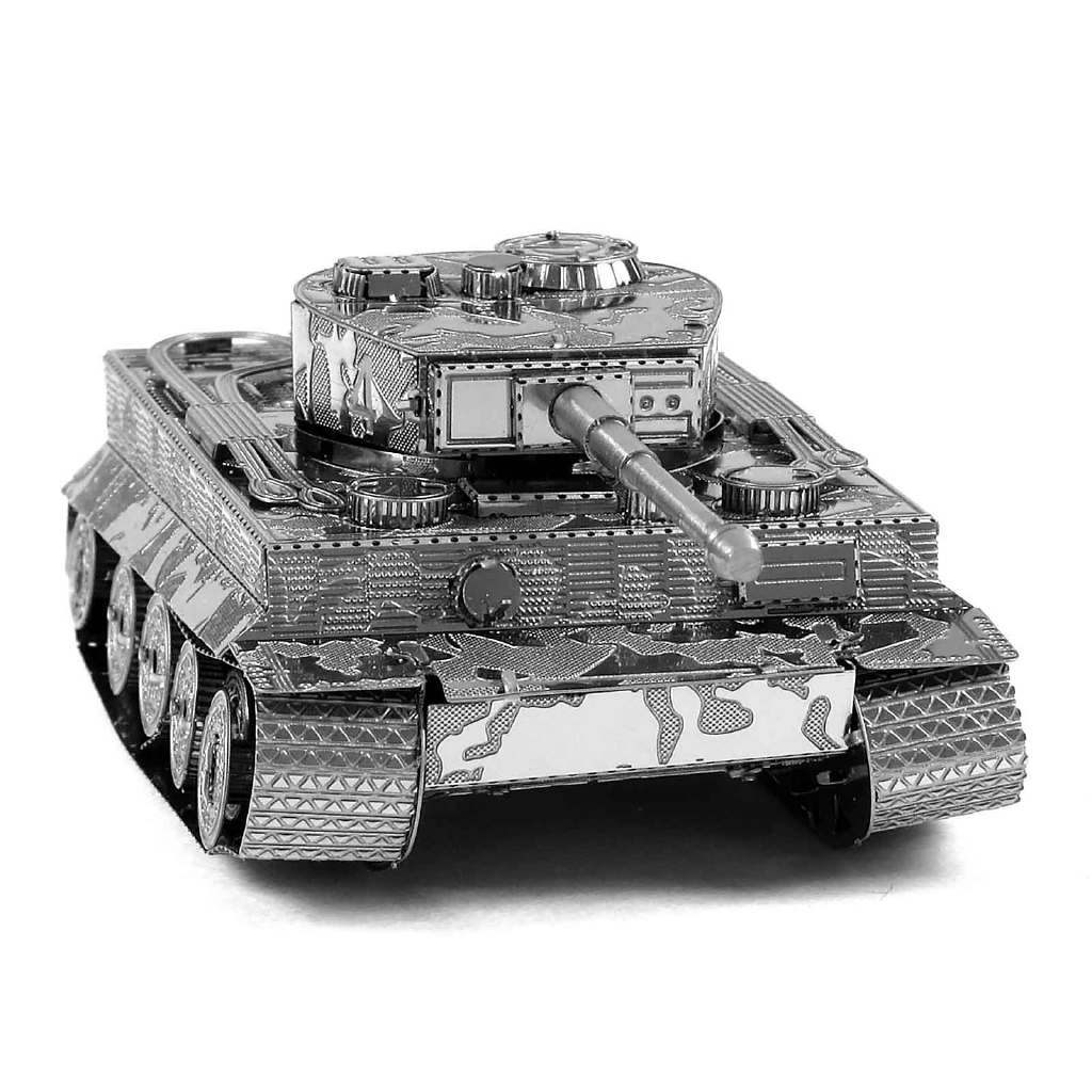 Mô hình xe tăng 3D Army german Tiger tự lắp ráp bằng kim loại