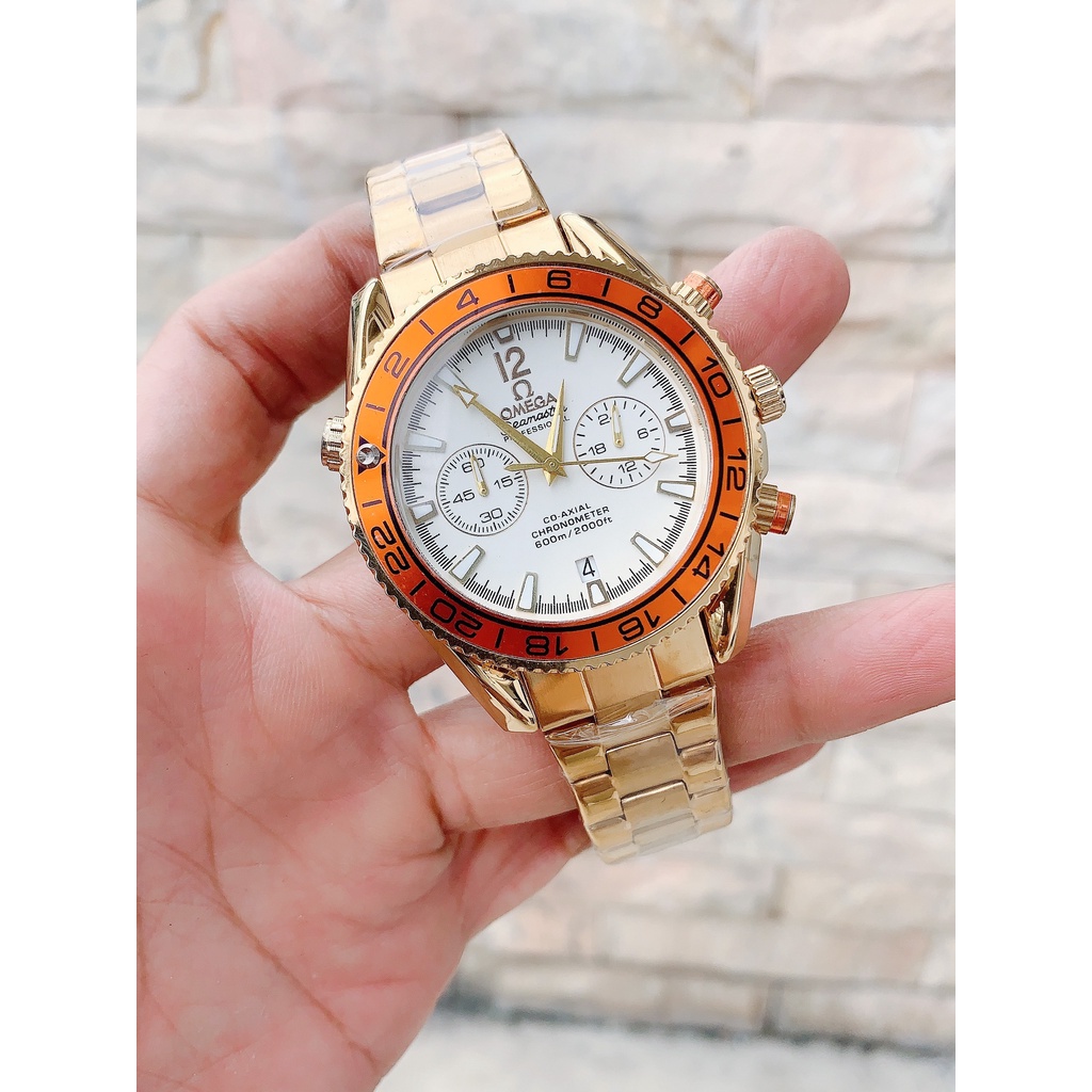 Đồng Hồ nam Chính Hãng - Đồng Hồ OMEGA Mặt Chữ  [bảo hành 1 năm]