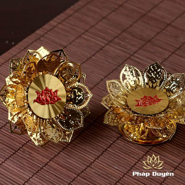 Đế Nến - Chân Nến Thờ Bằng Đồng Chân Thấp
