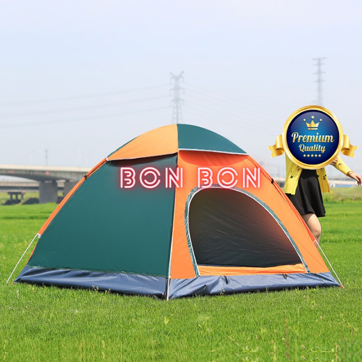 Lều Cắm Trại 2 Cửa Size To 2-3 Người Khung Chắc Loại 1 Đi Phượt Picnic Dã Ngoại Du Lịch Thiên Nhiên 2m x 1m5 x 1m1 | BigBuy360 - bigbuy360.vn