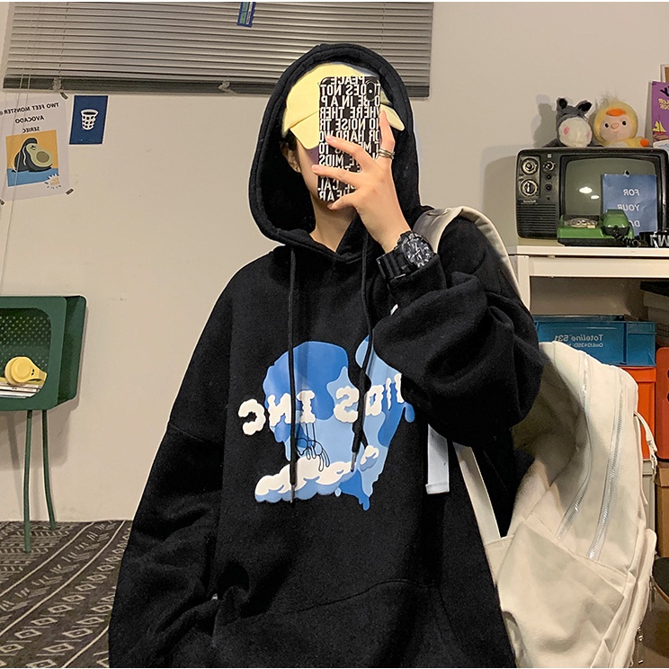 Áo khoác nỉ trơn có mũ dành cho cả nam và nữ