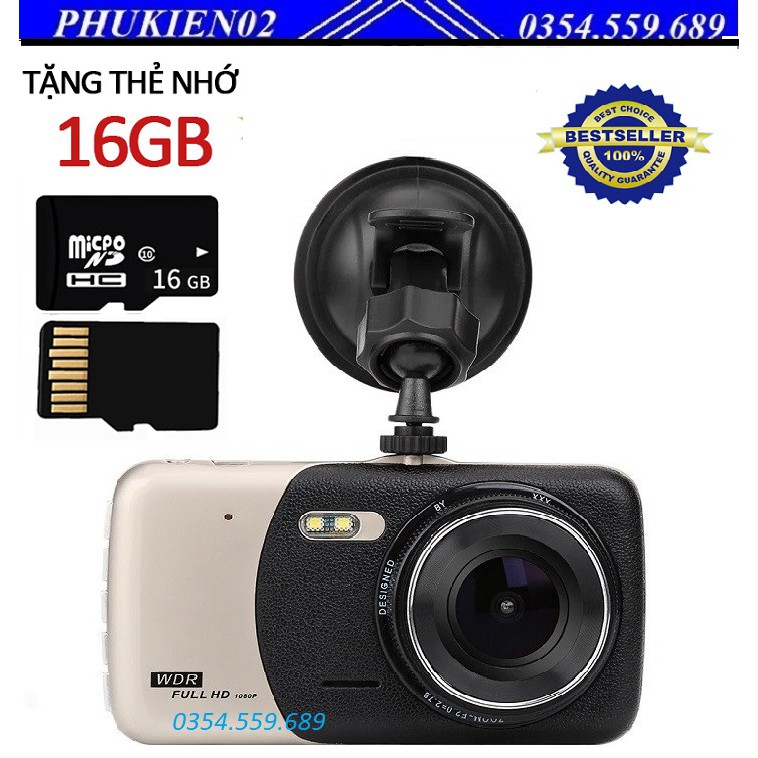 Camera Hành Trình Xe Ô Tô WDR X600 FULL HD 1080P - Camera 4.0