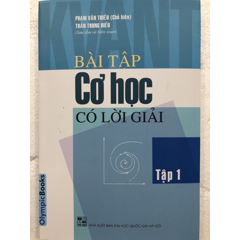 Sách - Bài tập Cơ học có lời giải Tập 1