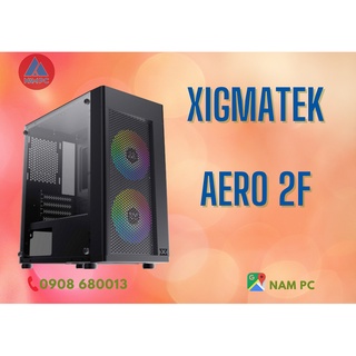 Vỏ case Xigmatek AERO 2F ĐEN (tặng kèm 2 fan led)