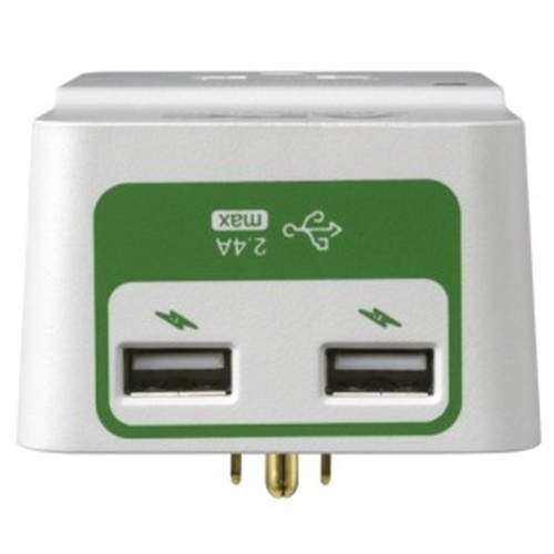 Ổ điện APC Home/Office SurgeArrest 1 Outlet with 2 Port 2.4A USB Charger 230V Việt Nam - Hàng Chính Hãng