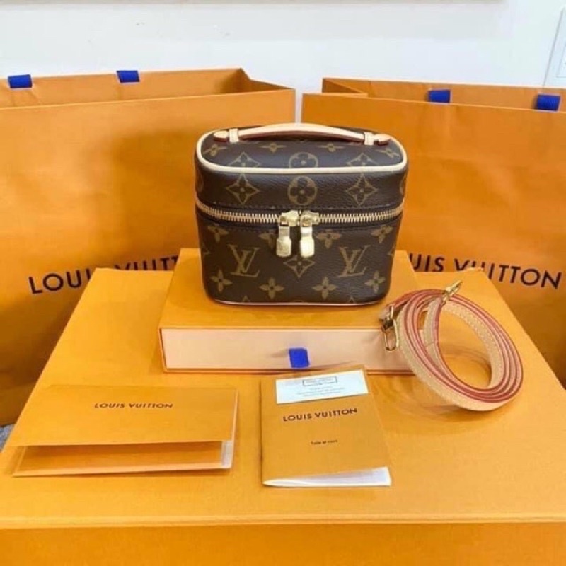 Túi Xách nữ Cặp lồng lv fullbox hãng size 19cmFreeship