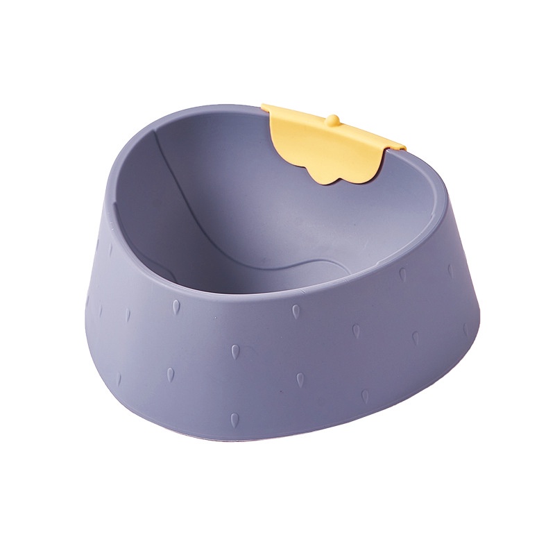 chén nhựa hình trái dâu xinh xắn cho chó mèo