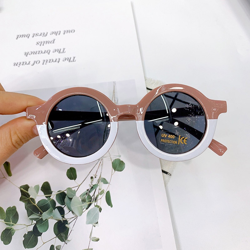 Kính Mát Gọng Tròn In Họa Tiết Da Báo Thời Trang Cho Bé Trai Và Gái 2022