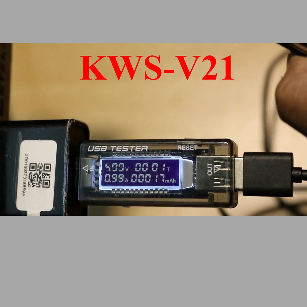 USB Đo Dòng - Đo Áp ,Test pin sạc, Củ Sạc, Dung Lượng Pin KWS-V21 KWS-MX18 KWS-MX19 KWS-1802C