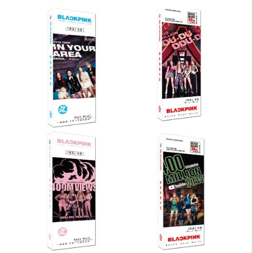 bookmark để cài sách, sổ, tập viết BLACKPINK