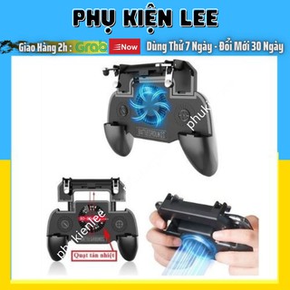 Tay cầm chơi game cho điện thoại, có quạt tản nhiệt và pin sạc dự phòng - Longlee996