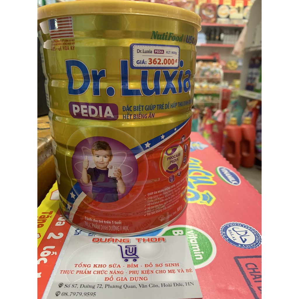 Sữa Dr.luxia Pedia Hộp 900g