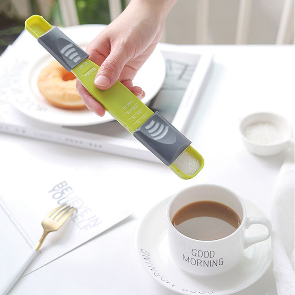 Muỗng đo lường bằng nhựa 1-13 g/ml có thể điều chỉnh tiện dụng