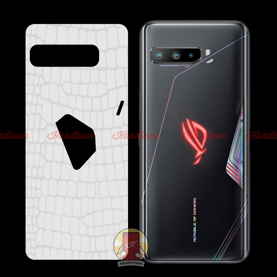 Dán PPF Mặt Lưng Asus ROG Phone 3 ZS661KS ROG Phone 3 Strix Edition CườngLực Dẻo Vân Cá Sấu Hiệu Ứng Cầu Vồng Trong Suốt