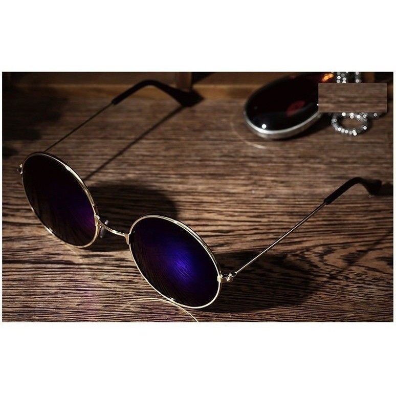 ✠✌☈Kính mát gọng tròn tráng gương kiểu dáng thể thao | BigBuy360 - bigbuy360.vn