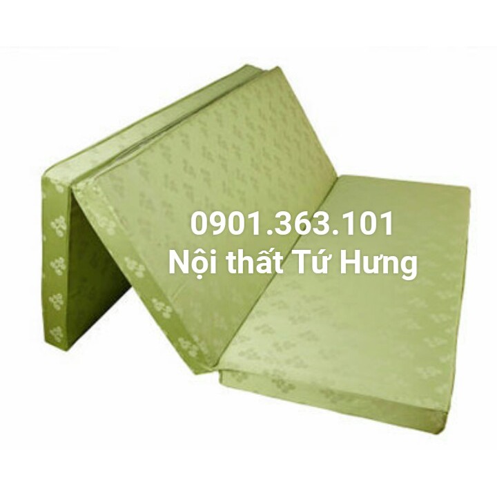 Nệm bông Hàn Quốc gấp 3 kích thước 1m2 dày 8cm