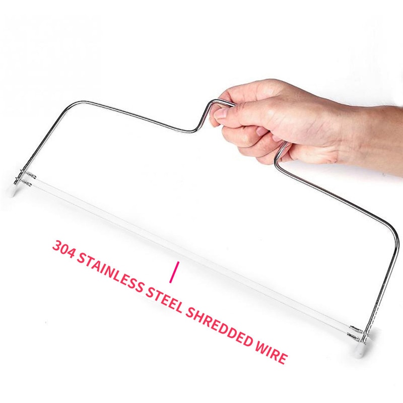 1pc Double Line Adjustable Stainless Steel Cake Cut Slicer Device Cake Decorating Mold DIY Bakeware Kitchen Cooking Tool