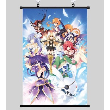 Poster vải anime Date a live 30x45 - DAL tranh vải