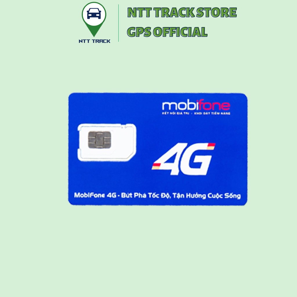 Sim Mobifone 4G dùng cho định vị GPS xe máy, ô tô - NTT Track