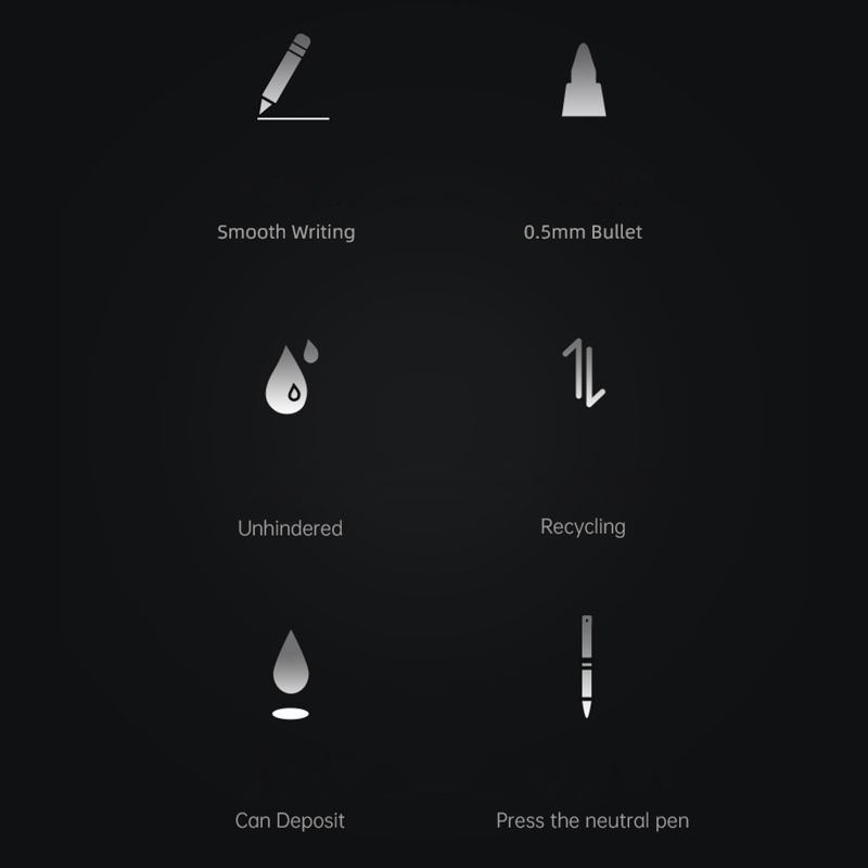 Goo Bút Ký Tên Di Động Mực Lớn Nhanh Khô Mượt Mà Có Thể Bơm Mực Lớn Cho Nam Và Nữ