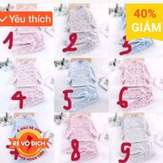 Sỉ bộ nỉ bông qc bé trai bé gái