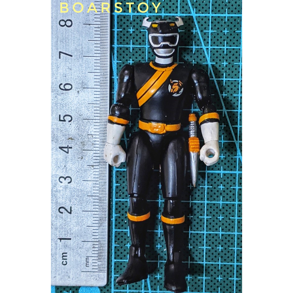 Mô hình nhân vật - Power Rangers Wild Force – Black Ranger/ Gaoranger Black 8cm