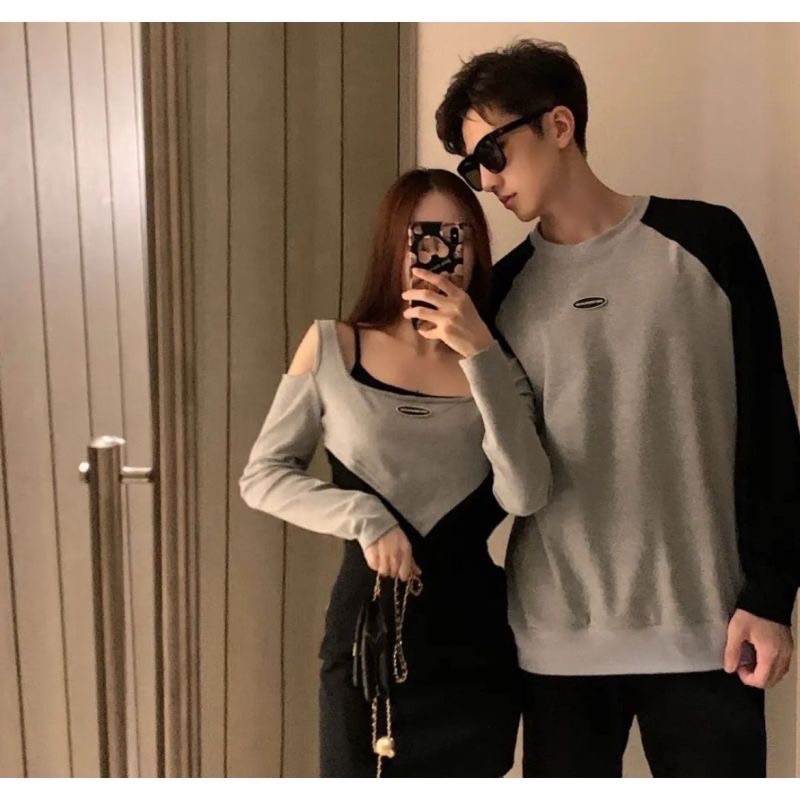 Set đồ đôi nam nữ thu đông Quảng Châu