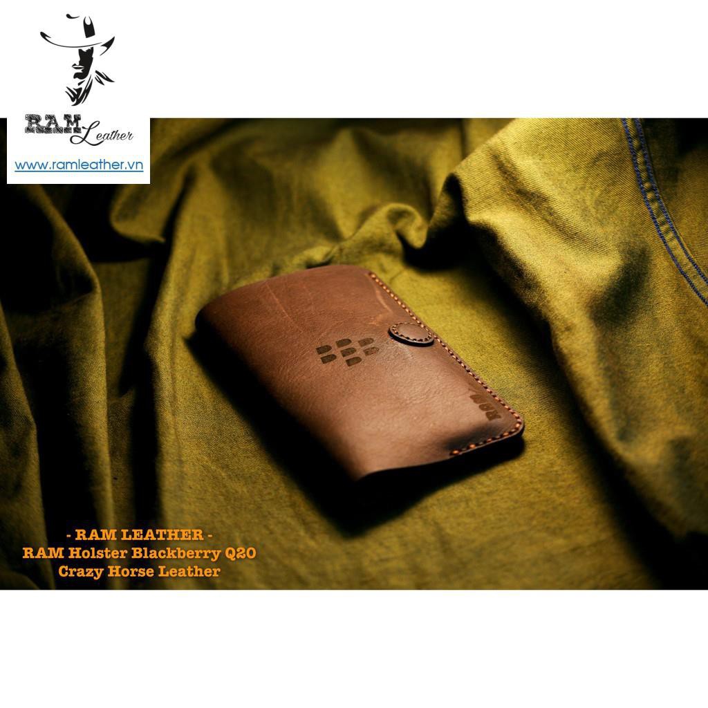 BAO DA BLACKBERRY Q20 CLASSIC DA BÒ CRAZY HORSE . *