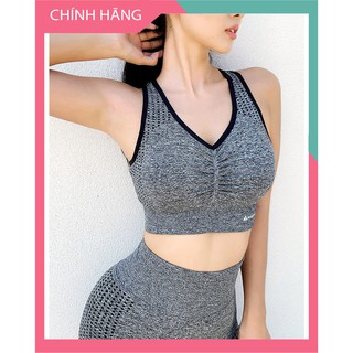 Áo bra tập gym chống sốc, áo tập gym nữ chít ngực chống chảy xệ có lót ngực cao cấp