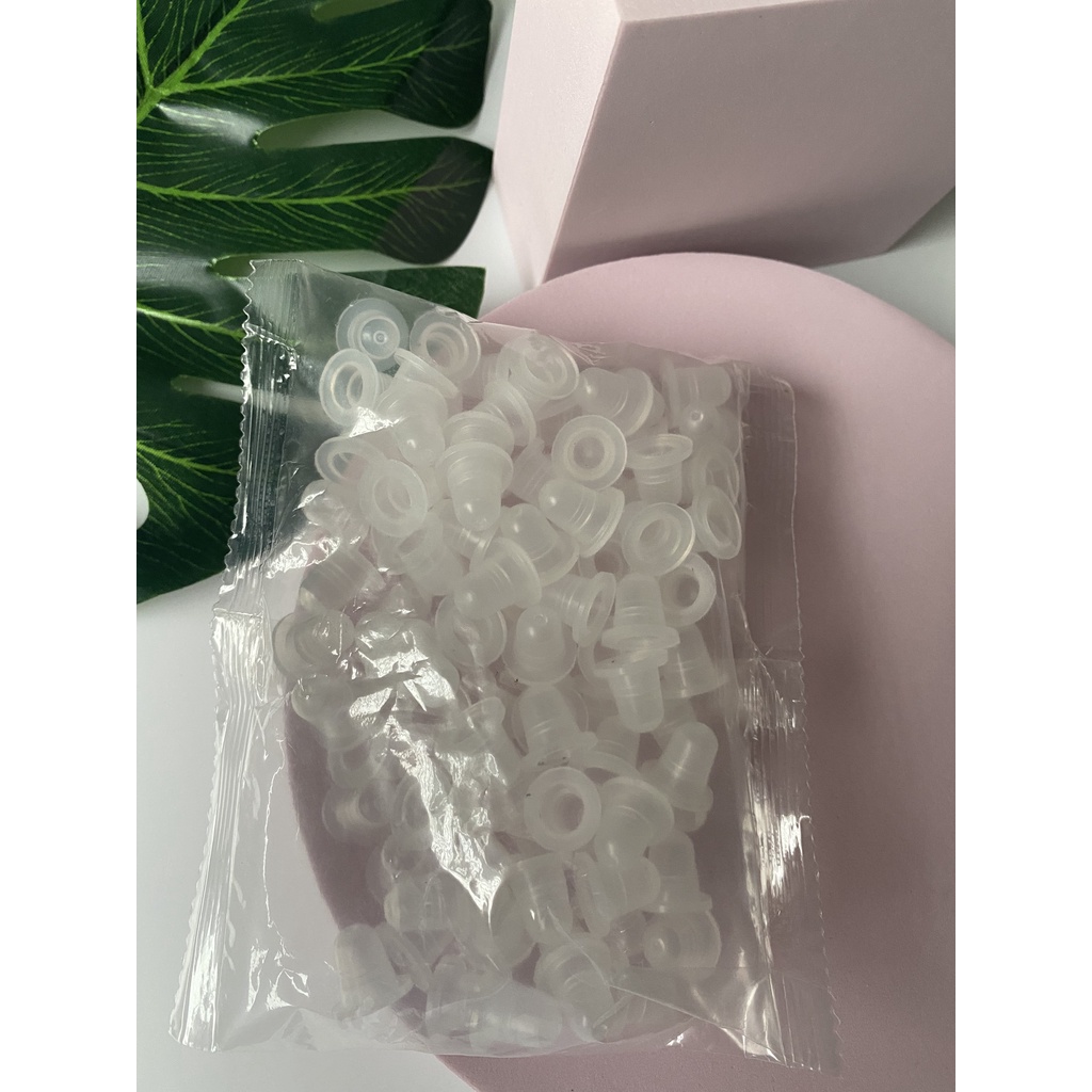 Chum nhựa đựng mực xăm và đế mica