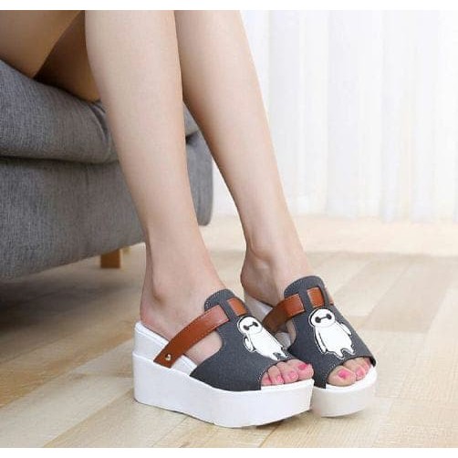 Giày cao gót đế xuồng màu đen Skl49 Wedjes 2905VH Nn12 Ash