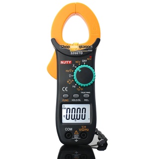   TẶNG KÈM P-I.N  - Ampe Kìm NJTY 3266TD Đo Tụ,Tần Số Nhiệt Độ 