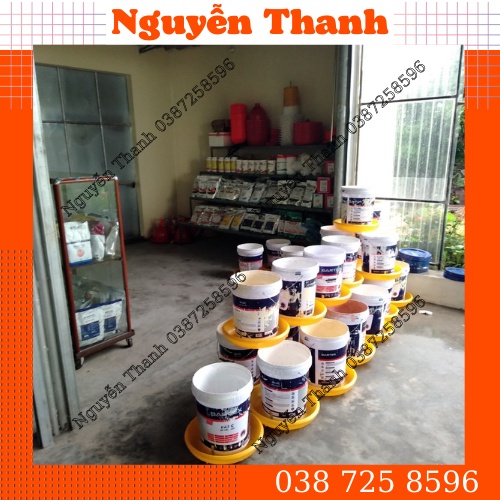 Đế máng ăn xô sơn, bộ phụ kiện lắp máng ăn xô sơn