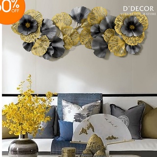 Tranh sắt treo tường nghệ thuật, tranh decor trang trí lá ginkgo mã a0831