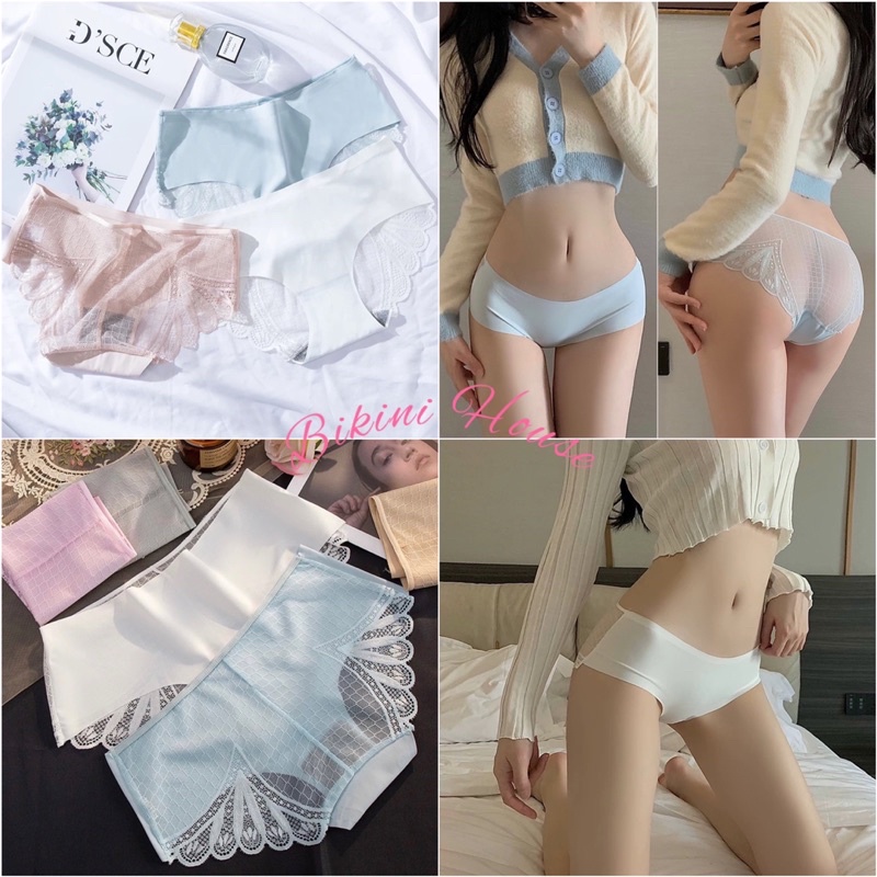 Quần Lót Nữ ❤️Quần Lót Ren Su Cánh Tiên cao cấp mềm mại kháng khuẩn gợi cảm 9088