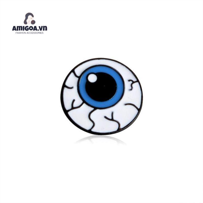 Ghim Cài Cổ Áo Hình Bộ Não Quả Cầu Mắt Trái Tim Sáng Tạo Vui Nhộn