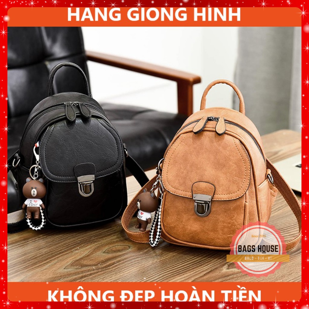 Balo mini nữ thời trang balo nữ đeo được 2 kiểu BLBAMQC