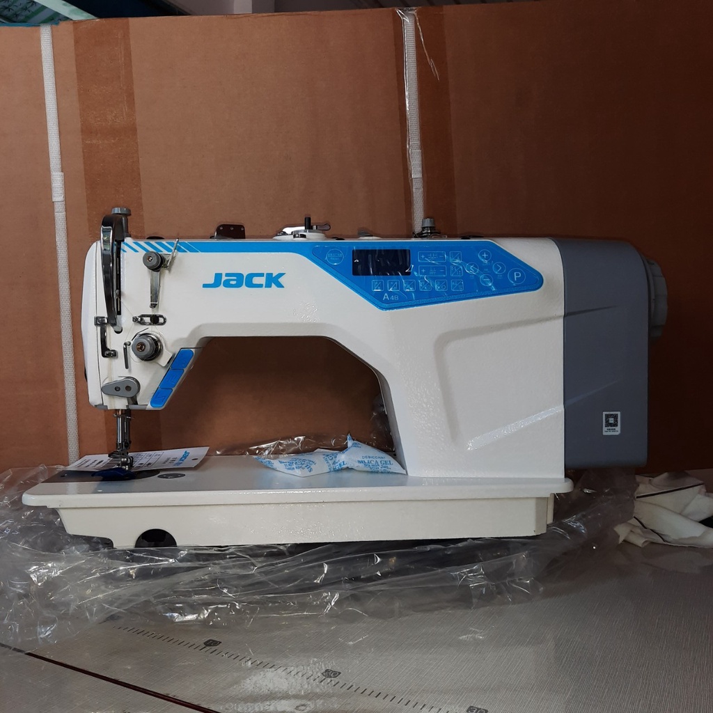 Máy may Jack, máy khâu Jack A4B điện tử cắt chỉ lại mũi tự động [máy mới 100%, nguyên đai nguyên kiện đủ bộ]