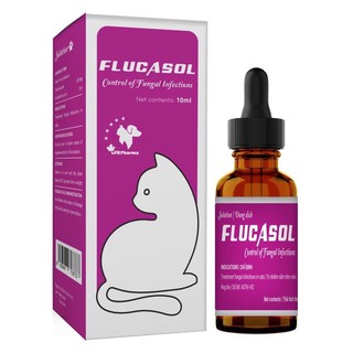 Flucasol - 10ml - Đặc trị nấm trên da của Mèo, hiệu quả 5-7 ngày