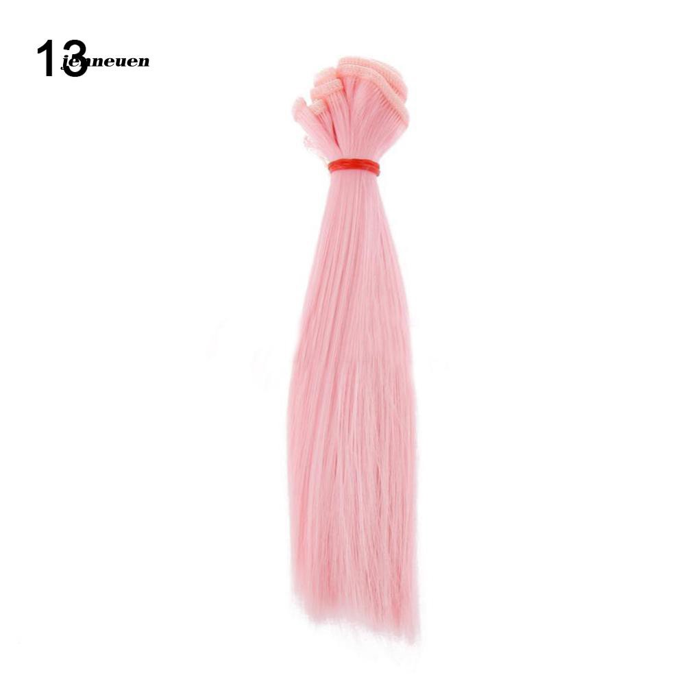 Bộ tóc giả thẳng dài 15cm cho búp bê