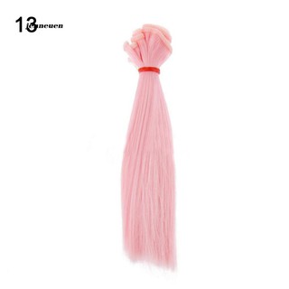 Bộ tóc giả thẳng dài 15cm cho búp bê