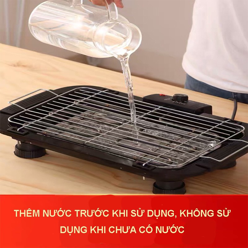 Bếp Nướng Điện Không Khói BBQ 1800W BY-H6 nhỏ gọn tiện lợi, thích hợp cho hộ gia đình