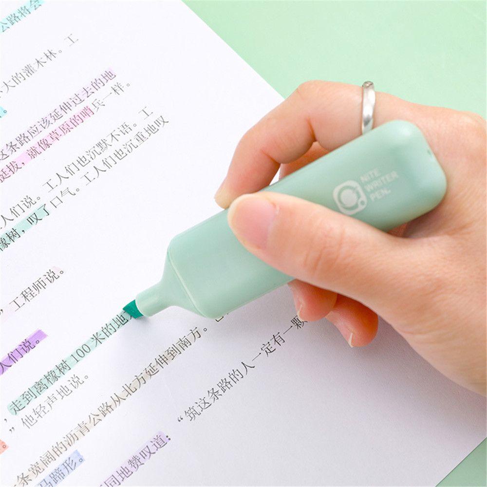 CHOOKEY Hộp 4 Bút Đánh Dấu Đầu Xiên Vẽ Tranh Bảo Vệ Mắt