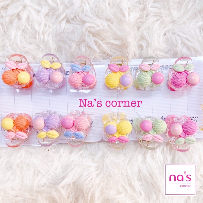 Gắp mái nhí gấp càng cua 6 răng nhựa trong