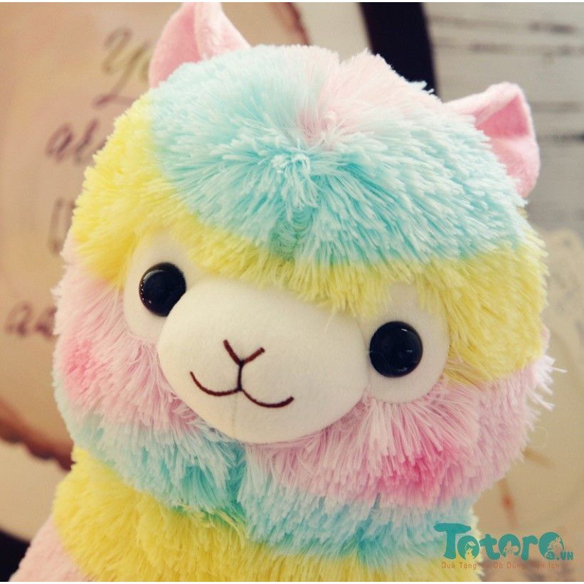 Thú bông Lạc Đà Cừu Alpaca Sắc Màu - Alpaca Cầu Vồng