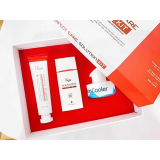 Bộ dưỡng trắng da mụn Isov (Kem dưỡng + Kem chống nắng + Dụng cụ Massage lạnh)
