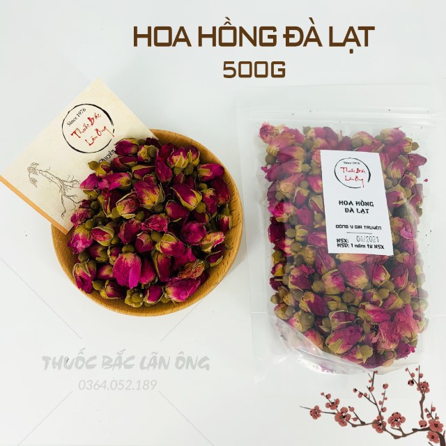 Nụ Hoa Hồng Đà Lạt 500g (Nụ Hồng Nguyên Bông)