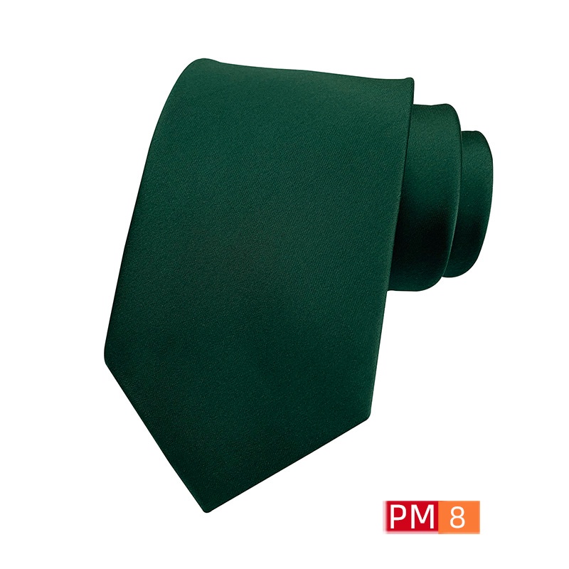 Cà Vạt 8cm Chất Liệu Jacquard Satin Màu Sắc Trơn Bóng Thời Trang Công Sở Cho Nam [Giao Hàng Trong 24 Giờ]