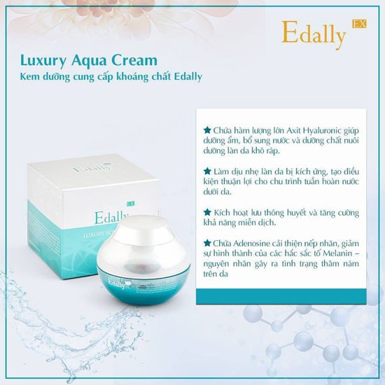 Kem dưỡng cung cấp khoáng chất Edally - Luxury Aqua Cream