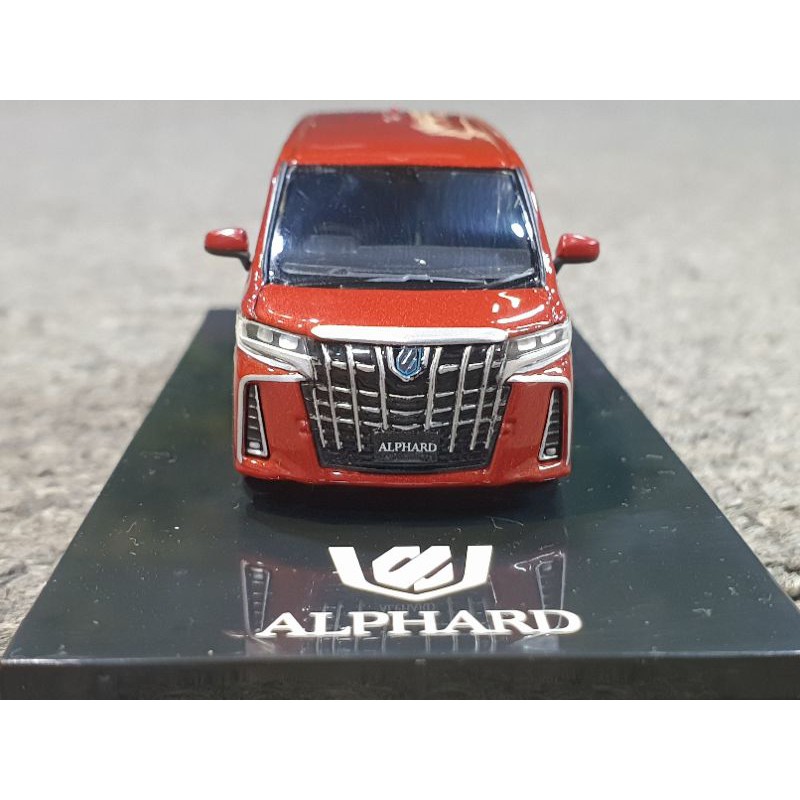 Xe Mô Hình Toyota Alphard Hybrid (H30W) 1:64 Hoppy Japan ( Đỏ )